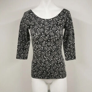 GARAGE Open Back Floral  Top